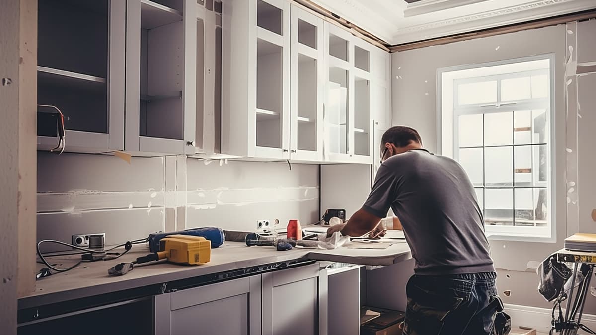 Completed kitchen installation
